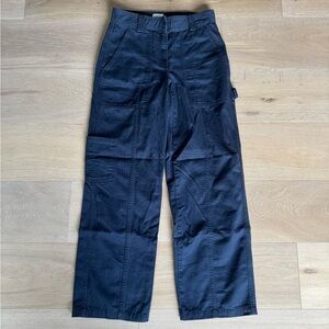 Aritzia Sunday Best Blue Utility Cargo Pant